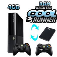 קונסולה אקס בוקס 360 סלים פרוץ RGH כולל שני שלטים זיכרון 4 GB בחבילת מבצע עכשיו בכל סניפי הרשת!!!