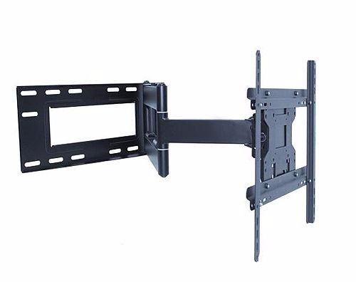 זרוע דו מפרקתית למסכים מ 47 אינץ עד 65 אינץ כולל התקנה זרוע סופר איכותית אפשרות הזזה 180 מעלות מרחק מהקיר 73.3 ס"מ