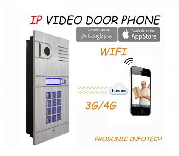 אינטרקום מצלמה לסמארטפון דרך WIFI כולל קודן,וצפיה דרך אפליקציה לנייד להיט!!!