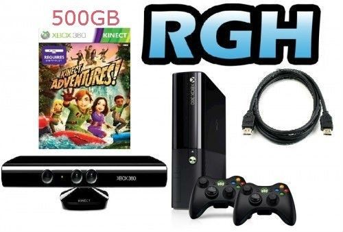 קונסולה אקס בוקס 360 סלים פרוץ RGH כולל שני שלטים מצלמת קינקט וזיכרון ענק 500 GB בחבילה המושלמת עכשיו במבצע בכל סניפי הרשת!!!