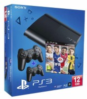 קונסולת פלייסטיישן 3 כולל שני שלטים והמשחק FIFA 2017 וזיכרון 12GB בחבילה הזולה והנמכרת ביותר!!!