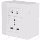 מצלמה נסתרת בשקע קיר מצלמת הסלקה בלתי ניתנת לאבחנה