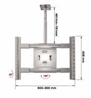 מתקני תליה מהתיקרה אחריות לשנה על העבודה והמתקן מחיר נקבע לפי גודל הטלויזיה והמיתקן