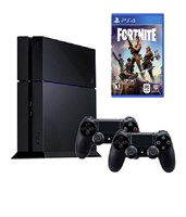 פלייסטיישן 4 כולל שני שלטים ומשחק FORTNITE