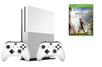 אקס בוקס וואן כולל שני שלטים זיכרון 1TB ומשחק ASSASSIN'S CREAD ODYSSEY