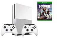 אקס בוקס וואן כולל שני שלטים זיכרון 1TB ומשחק FORTNITE