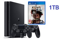 פלייסטיישן 4 כולל שני שלטים ומשחק CALL OF DUTY BLACK OPS COLD WAR