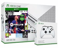 אקס בוקס וואן כולל שני שלטים זיכרון 500GB ומשחק FIFA 21