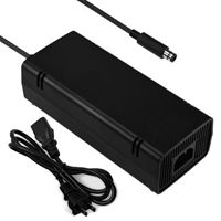 ספק כח אקס בוקס 360 סלים E (בעל "עיגול" אחד בכניסה לאקס בוקס 360 ) עכשיו במבצע!!!